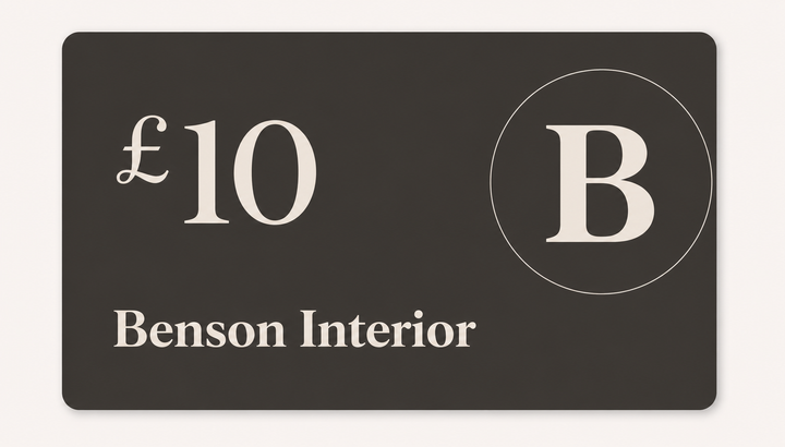 Benson Interior Gift Card
