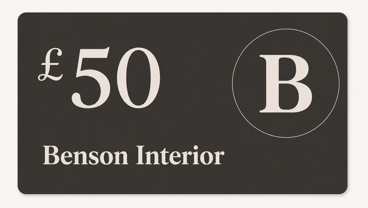 Benson Interior Gift Card